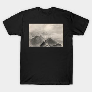 View from Sugarloaf, Bantry Bay, Cork, Ireland T-Shirt